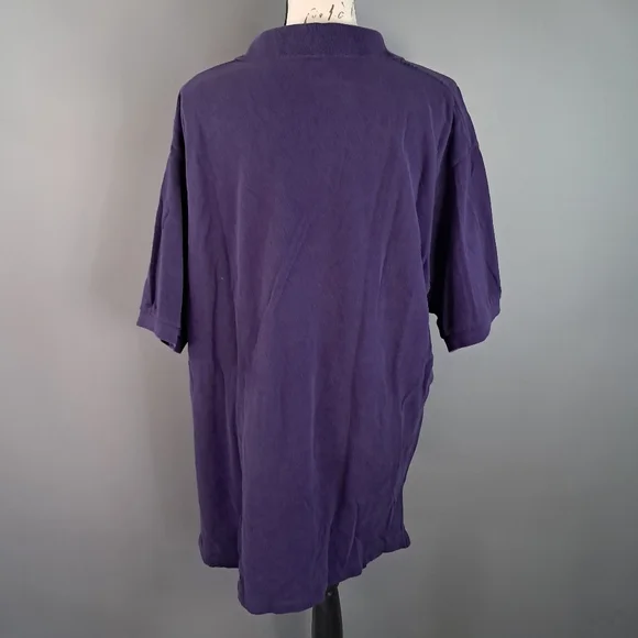 Polo By Ralph Lauren Mens Polo Shirt Purple Green Pony Size XL  Short Sleeve - Picture 2 of 4